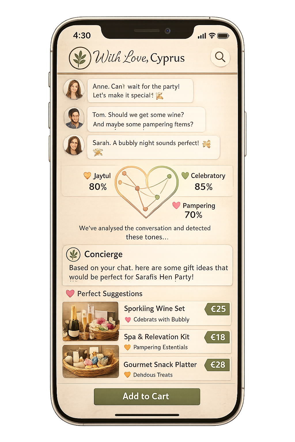 Concierge App Sentiment Analysis Preview